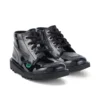 Kick Hi Zip für Kleinkinder, Unisex, Lackleder, Schwarz Kick Hi Zip für Kleinkinder, Unisex, Lackleder, Schwarz