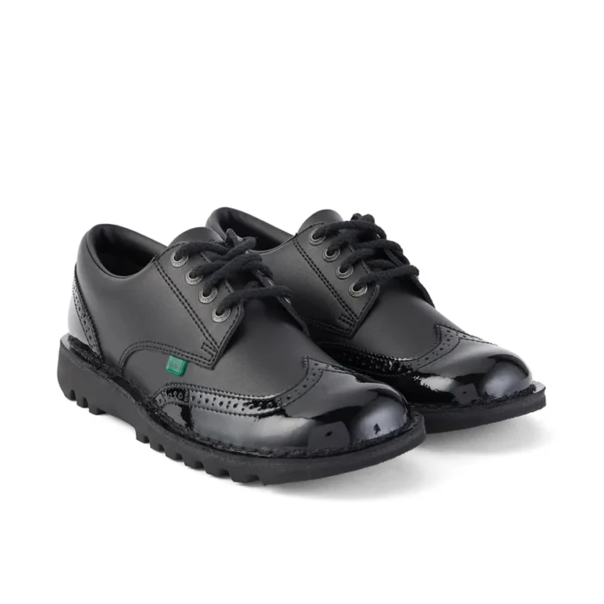 Kick Lo Brogue Leder Schwarz für Erwachsene Kick Lo Brogue Leder Schwarz für Erwachsene