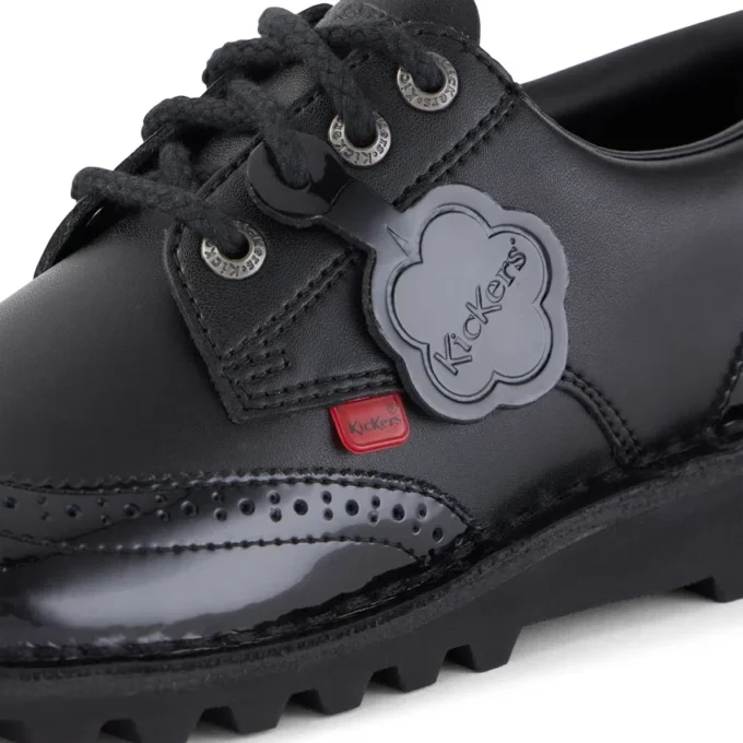 Kick Lo Brogue Leder Schwarz für Erwachsene Kick Lo Brogue Leder Schwarz für Erwachsene