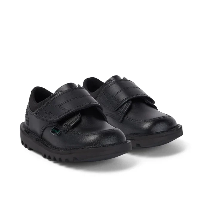 Kick Lo Scuff für Jungen im Kleinkindalter, Leder, schwarz Kick Lo Scuff für Jungen im Kleinkindalter, Leder, schwarz