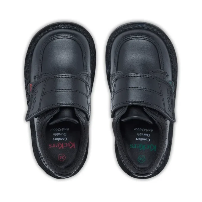 Kick Lo Scuff für Jungen im Kleinkindalter, Leder, schwarz Kick Lo Scuff für Jungen im Kleinkindalter, Leder, schwarz
