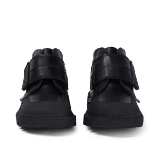 Kick Mid Scuff Leder für Jungen, schwarz