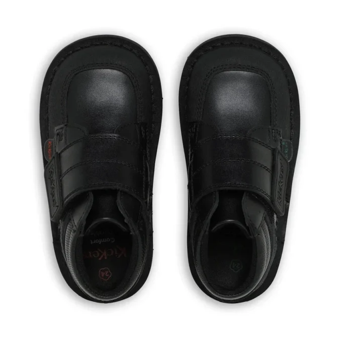 Kick Mid Scuff Leder für Jungen, schwarz Kick Mid Scuff Leder für Jungen, schwarz