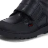 Kick Mid Scuff Leder für Jungen, schwarz Kick Mid Scuff Leder für Jungen, schwarz