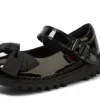 Kick Mj Bow für Mädchen im Kleinkindalter, Lackleder, schwarz Kick Mj Bow für Mädchen im Kleinkindalter, Lackleder, schwarz