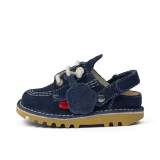 Kick Mule für Kleinkinder, Unisex, Wildleder, Marineblau
