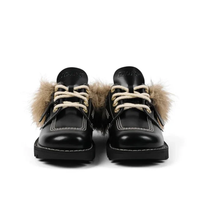 Kick Mule Fur Mains Black für Erwachsene, Unisex