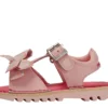 Kick Sandal für kleine Mädchen aus Leder, rosa Kick Sandal für kleine Mädchen aus Leder, rosa