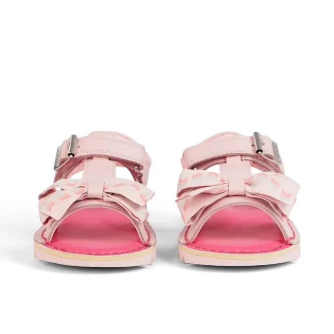 Kick Sandal für kleine Mädchen aus Leder, rosa Kick Sandal für kleine Mädchen aus Leder, rosa
