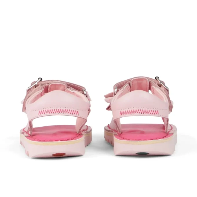 Kick Sandal für kleine Mädchen aus Leder, rosa Kick Sandal für kleine Mädchen aus Leder, rosa
