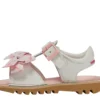 Kick Sandal für kleine Mädchen aus Leder, weiß Kick Sandal für kleine Mädchen aus Leder, weiß