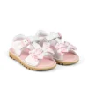 Kick Sandal für kleine Mädchen aus Leder, weiß Kick Sandal für kleine Mädchen aus Leder, weiß