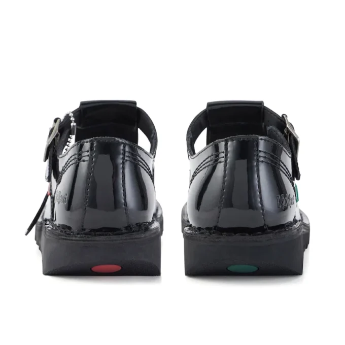 Kick T-Bar für Damen aus Lackleder, schwarz Kick T-Bar für Damen aus Lackleder, schwarz