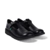 Kick T-Bar für junge Damen aus Leder, schwarz Kick T-Bar für junge Damen aus Leder, schwarz