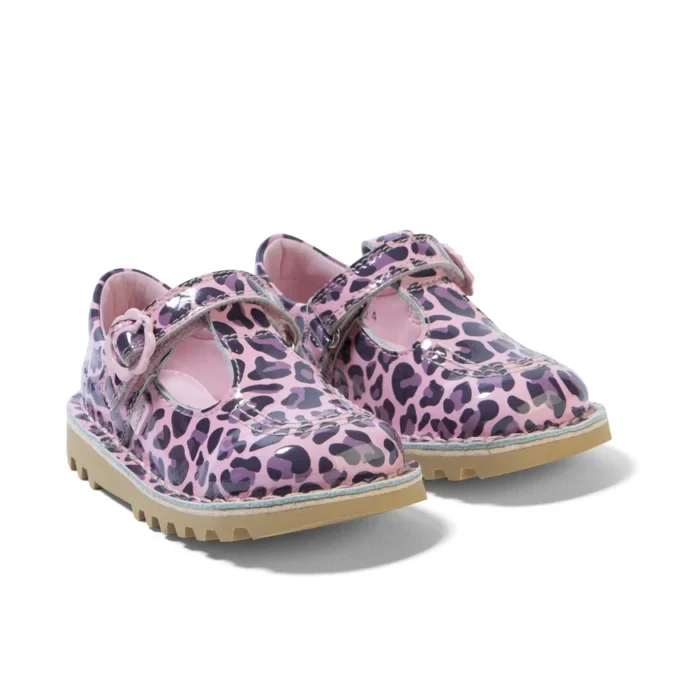 Kick T Bar für Kleinkinder, Mädchen, Lackleder, rosa Kick T Bar für Kleinkinder, Mädchen, Lackleder, rosa