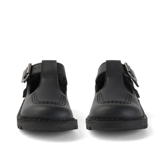 Kick T-Bar für Kleinkinder, Mädchen, Lederimitat, schwarz Kick T-Bar für Kleinkinder, Mädchen, Lederimitat, schwarz