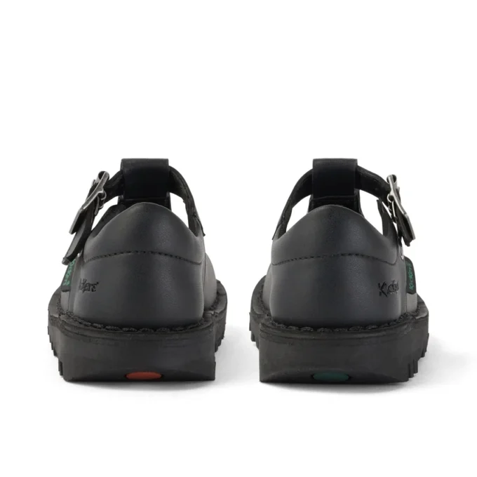 Kick T-Bar für Kleinkinder, Mädchen, Lederimitat, schwarz Kick T-Bar für Kleinkinder, Mädchen, Lederimitat, schwarz