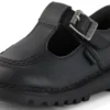 Kick T-Bar für Kleinkinder, Mädchen, Lederimitat, schwarz Kick T-Bar für Kleinkinder, Mädchen, Lederimitat, schwarz