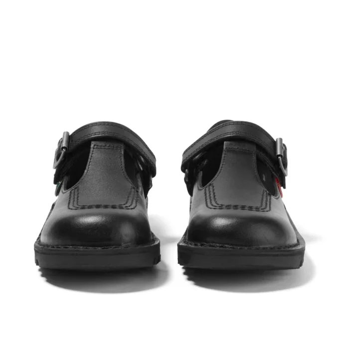 Kick T-Bar für Kleinkinder, Mädchen, Veloursleder, schwarz Kick T-Bar für Kleinkinder, Mädchen, Veloursleder, schwarz