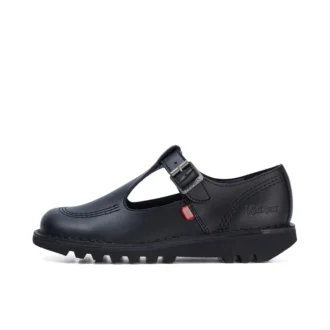 Kick T-Bar Leder Schwarz für Erwachsene (Damen)