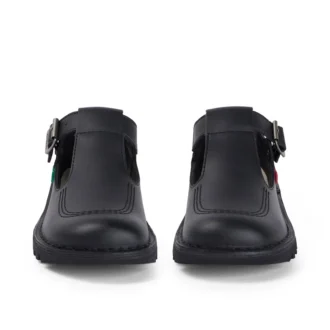 Kick T-Bar Leder Schwarz für Erwachsene (Damen)