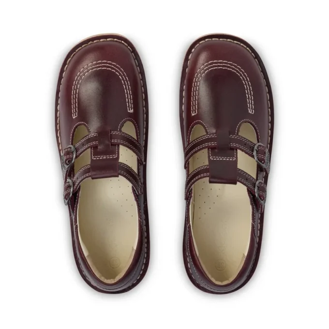 Kick T-Double Leder Dunkelrot für Erwachsene Kick T-Double Leder Dunkelrot für Erwachsene