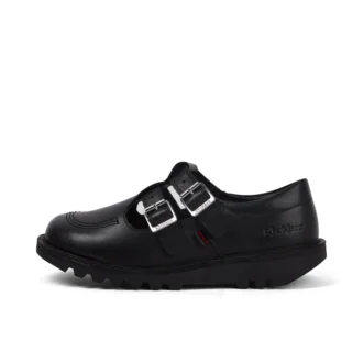 Kick T Double Leder Schwarz für Erwachsene