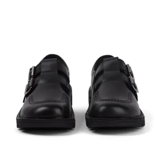 Kick T Double Leder Schwarz für Erwachsene