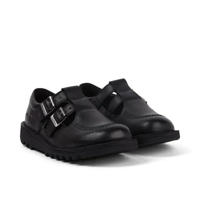 Kick T Double Leder Schwarz für Erwachsene Kick T Double Leder Schwarz für Erwachsene