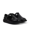 Kick Tbar Croc Leder Schwarz für Damen Kick Tbar Croc Leder Schwarz für Damen