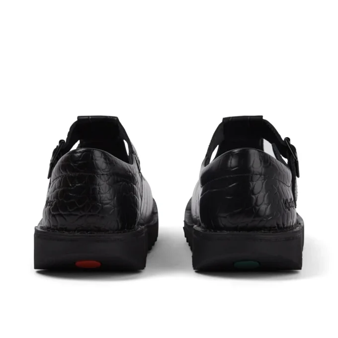 Kick Tbar Croc Leder Schwarz für Damen Kick Tbar Croc Leder Schwarz für Damen