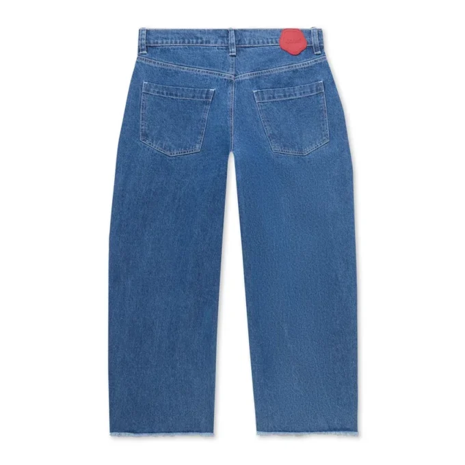 Kickers Classic Barrel Leg Jeans für Damen, Blau
