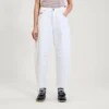 Kickers Classic Barrel Leg Jeans für Damen, Weiß