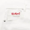 Kickers Classic Barrel Leg Jeans für Damen, Weiß