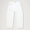 Kickers Classic Barrel Leg Jeans für Damen, Weiß