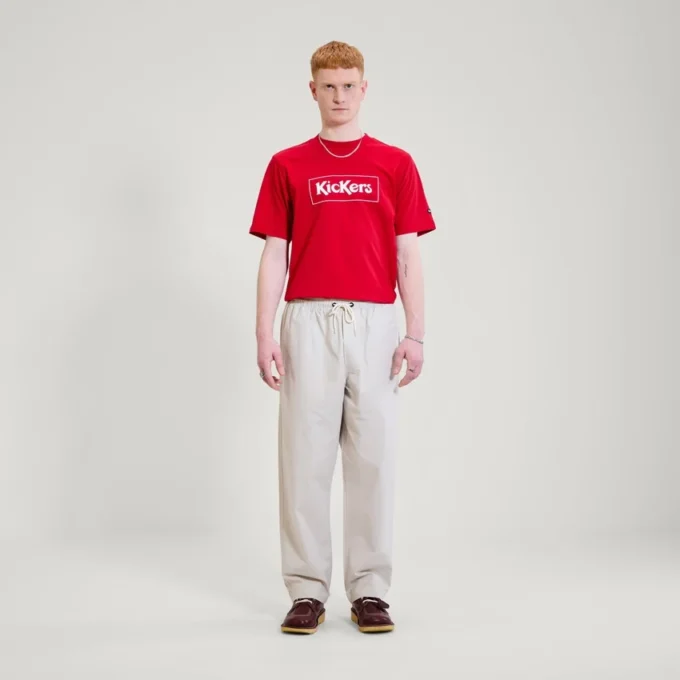 Kickers Classic Box T-Shirt für Herren in Rot