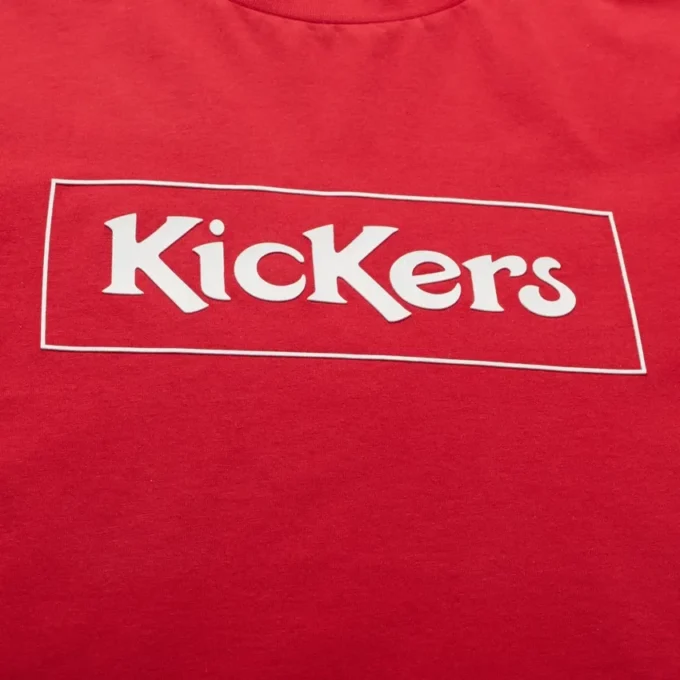 Kickers Classic Box T-Shirt für Herren in Rot