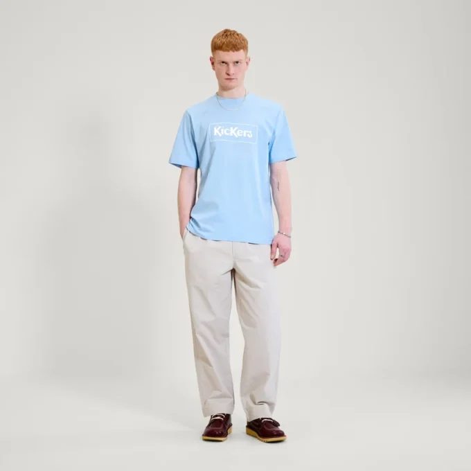 Kickers Classic Box Tee für Herren in Blau Kickers Classic Box Tee für Herren in Blau