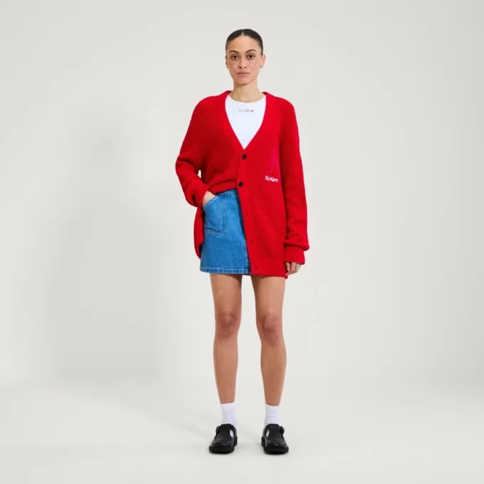 Kickers Classic Cardi für Erwachsene, Unisex, Rot