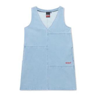 Kickers Classic Denim Minikleid für Damen, Blau