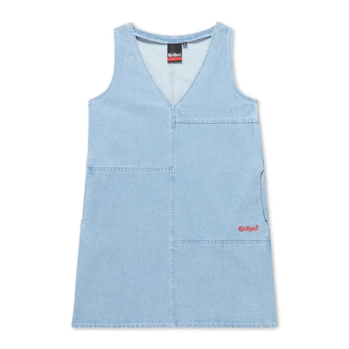 Kickers Classic Denim Minikleid für Damen, Blau
