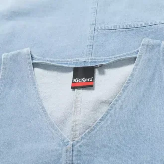 Kickers Classic Denim Minikleid für Damen, Blau
