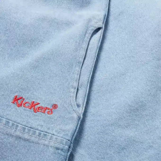 Kickers Classic Denim Minikleid für Damen, Blau