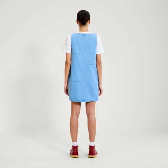 Kickers Classic Denim Minikleid für Damen, Blau