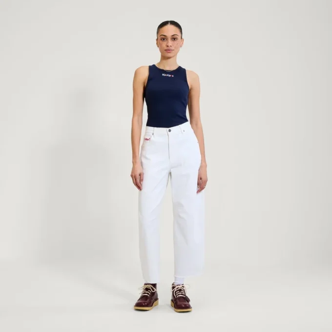 Kickers Classic geripptes Unterhemd für Damen, Navy Kickers Classic geripptes Unterhemd für Damen, Navy