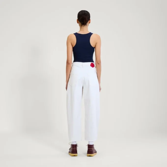 Kickers Classic geripptes Unterhemd für Damen, Navy Kickers Classic geripptes Unterhemd für Damen, Navy
