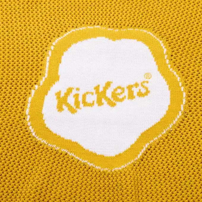 Kickers Classic Jacquard-Strick für Erwachsene, Unisex, Gelb