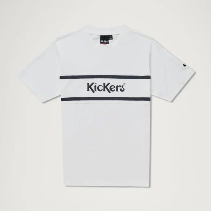 Kickers Classic Kurzarm-T-Shirt für Herren, Weiß