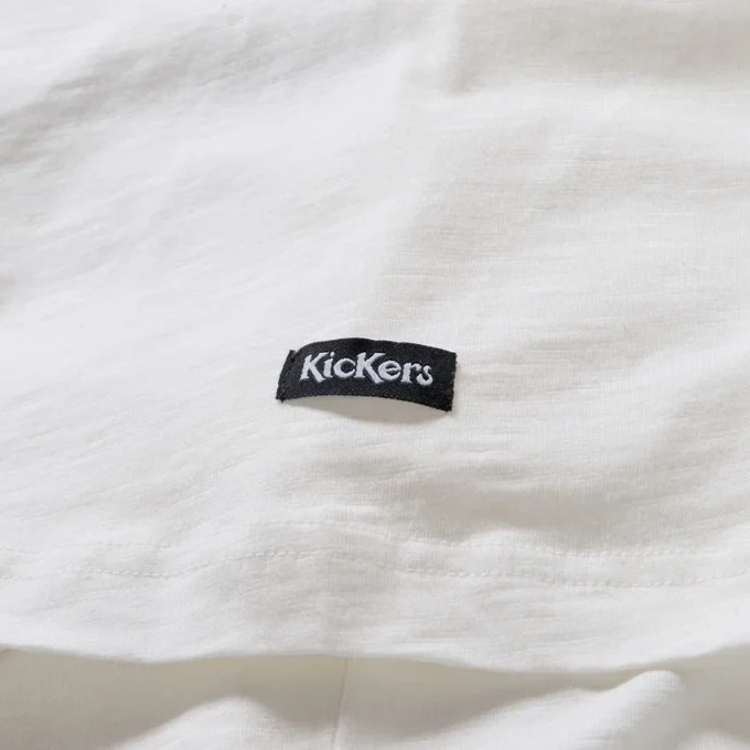 Kickers Classic Kurzarm-T-Shirt für Herren, Weiß