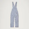 Kickers Classic Latzhose für Damen, Blau/Weiß
